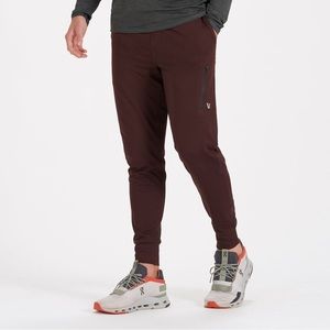 Vuori Sunday Performance Jogger 28” Men’s size Medium in Oxblood / Dark Red